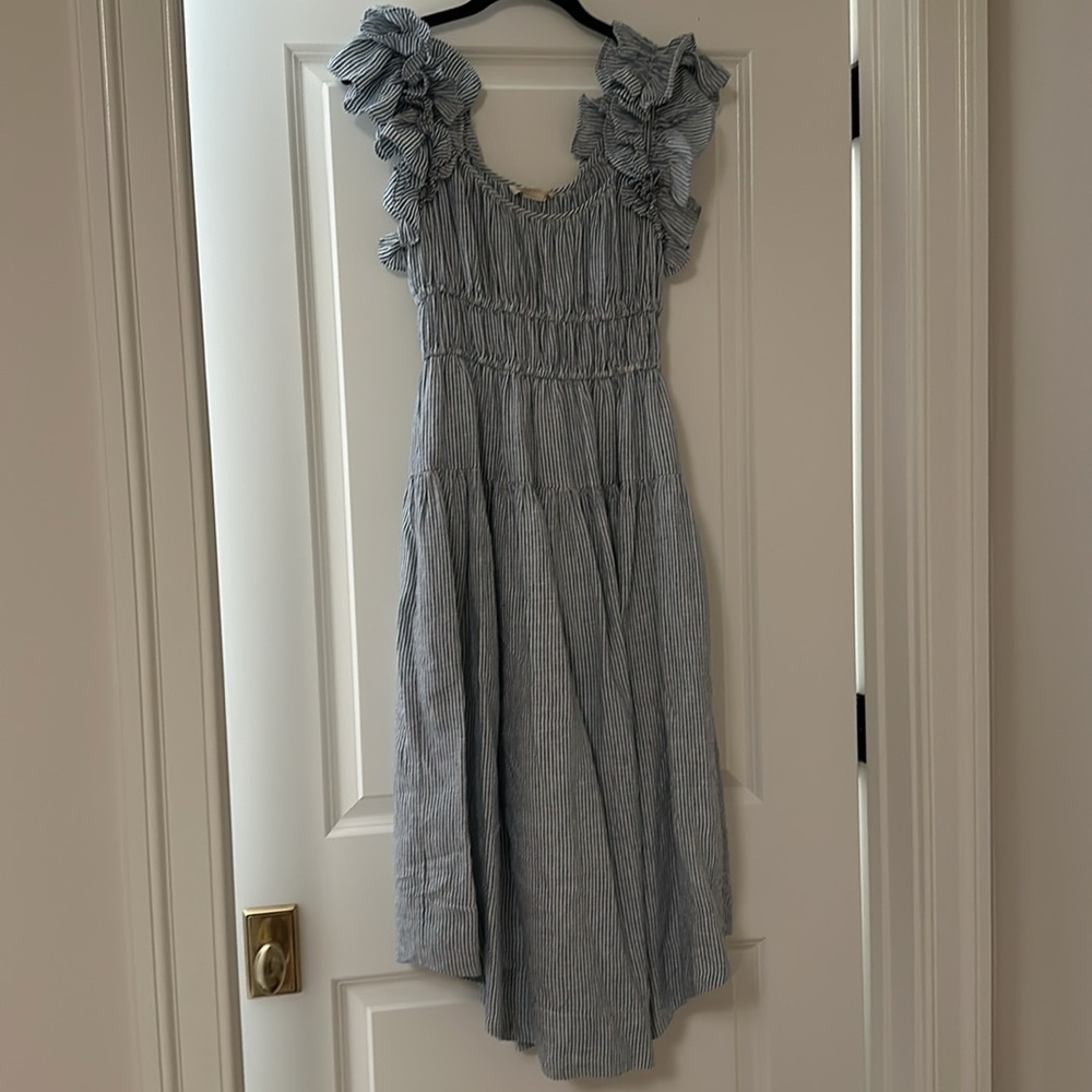 Ulla Johnson Rissa Dress Marine Long Dress Size 00 - fits 0 or small 2
